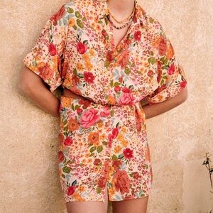 Sezane floral dress NWT